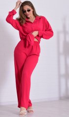 Костюм женский 5-352е (алый) от компании Новое Кимоно, г. Иваново