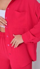 Костюм женский 5-352е (алый) от компании Новое Кимоно, г. Иваново