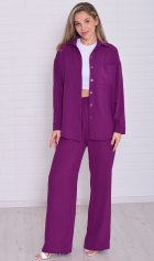 Костюм женский 5-352а (лиловый) от компании Новое Кимоно, г. Иваново