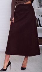 *Юбка женская Ф-9-010б (темный шоколад) от компании Новое Кимоно, г. Иваново