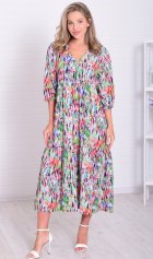 *Платье женское Ф-1-074к (разноцветный) от компании Новое Кимоно, г. Иваново *Платье женское Ф-1-074к (разноцветный) от компании Новое Кимоно, г. Иваново