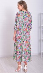 *Платье женское Ф-1-074к (разноцветный) от компании Новое Кимоно, г. Иваново