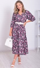 *Платье женское Ф-1-074ж (серый) от компании Новое Кимоно, г. Иваново