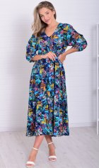 *Платье женское Ф-1-074а (изумруд) от компании Новое Кимоно, г. Иваново