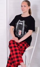 Пижама детская 7-315а (красный) от компании Новое Кимоно, г. Иваново