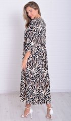 *Платье женское Ф-1-074н (черно-белый) от компании Новое Кимоно, г. Иваново