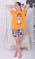 Пижама подростковая 12-117 (горчица) от компании Новое Кимоно, г. Иваново