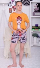 Пижама подростковая 12-117 (горчица) от компании Новое Кимоно, г. Иваново