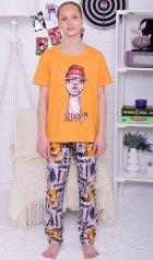 Пижама подростковая 12-116 (горчица) от компании Новое Кимоно, г. Иваново