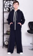 Костюм подростковый 11-077а (синий) от компании Новое Кимоно, г. Иваново
