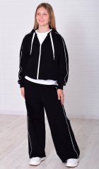 Костюм подростковый 11-077 (черный) от компании Новое Кимоно, г. Иваново