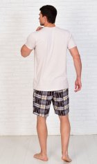 Пижама мужская  9-95 (бежевый) Воронята от компании Новое Кимоно, г. Иваново