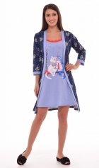 Комплект женский 3-170а (синий) от компании Новое Кимоно, г. Иваново