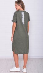 Платье женское 4-61 (хаки-меланж) от компании Новое Кимоно, г. Иваново