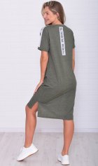 Платье женское 4-61 (хаки-меланж) от компании Новое Кимоно, г. Иваново