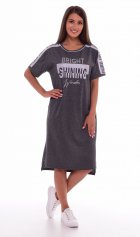 Платье женское 4-61а (антрацит-меланж) от компании Новое Кимоно, г. Иваново