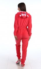 Пижама женская Кигуруми Котик 1-36б (коралл) от компании Новое Кимоно, г. Иваново