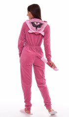 Пижама женская Кигуруми Енот 1-155 (сухая роза) от компании Новое Кимоно, г. Иваново