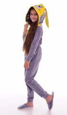 Пижама подростковая Кигуруми Заяц 12-054 (серый) от компании Новое Кимоно, г. Иваново