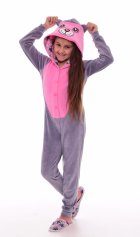 Пижама детская Кигуруми Мишка 7-241а (розовый), от компании Новое Кимоно, г. Иваново Пижама детская Кигуруми Мишка 7-241а (розовый), от компании Новое Кимоно, г. Иваново