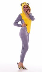 Пижама женская Кигуруми Мишка 1-146 (лимон) от компании Новое Кимоно, г. Иваново