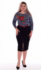 *Джемпер женский Ф-3-02а Розали (тёмно-синий) от компании Новое Кимоно, г. Иваново *Джемпер женский Ф-3-02а Розали (тёмно-синий) от компании Новое Кимоно, г. Иваново