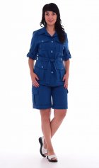 *Жакет женский Ф-7-02 (бирюза) от компании Новое Кимоно, г. Иваново