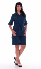 *Жакет женский Ф-7-02б (изумруд) от компании Новое Кимоно, г. Иваново