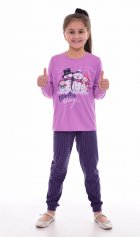 Пижама детская 7-250б (сирень) от компании Новое Кимоно, г. Иваново