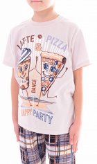 Пижама детская 7-257, Пицца от компании Новое Кимоно, г. Иваново