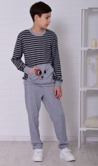 Костюм подростковый 11-029 (серый) от компании Новое Кимоно, г. Иваново