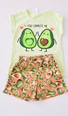 Пижама подростковая 12-080 Авокадо от компании Новое Кимоно, г. Иваново Пижама подростковая 12-080 Авокадо от компании Новое Кимоно, г. Иваново