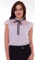 *Туника женская Ф-2-23 (белый) от компании Новое Кимоно, г. Иваново *Туника женская Ф-2-23 (белый) от компании Новое Кимоно, г. Иваново