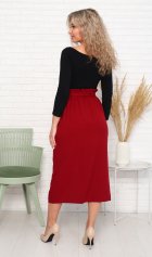 *Юбка женская Ф-9-03з (бордо) от компании Новое Кимоно, г. Иваново