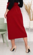 *Юбка женская Ф-9-03з (бордо) от компании Новое Кимоно, г. Иваново