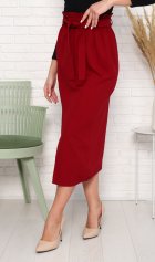 *Юбка женская Ф-9-03з (бордо) от компании Новое Кимоно, г. Иваново