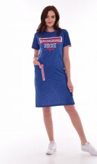 Платье женское 4-073 (синий) от компании Новое Кимоно, г. Иваново