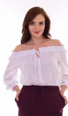 *Туника женская Ф-2-26а (белый) от компании Новое Кимоно, г. Иваново *Туника женская Ф-2-26а (белый) от компании Новое Кимоно, г. Иваново