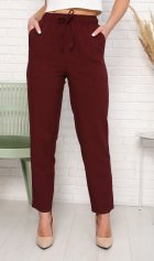 *Брюки женские Ф-8-05е (вишня) от компании Новое Кимоно, г. Иваново *Брюки женские Ф-8-05е (вишня) от компании Новое Кимоно, г. Иваново