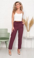 *Брюки женские Ф-8-05б (темно-лиловый) от компании Новое Кимоно, г. Иваново *Брюки женские Ф-8-05б (темно-лиловый) от компании Новое Кимоно, г. Иваново