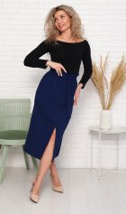 *Юбка женская Ф-9-03в (темно-синий) от компании Новое Кимоно, г. Иваново *Юбка женская Ф-9-03в (темно-синий) от компании Новое Кимоно, г. Иваново