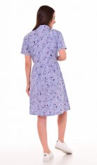 Халат женский 3-206а (индиго) от компании Новое Кимоно, г. Иваново