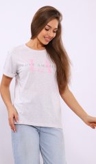 *Футболка женская Ф-2-28а (серый) от компании Новое Кимоно, г. Иваново