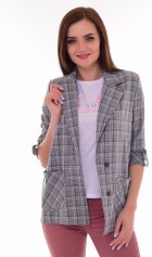 *Жакет женский ф-7-010 (серый) от компании Новое Кимоно, г. Иваново