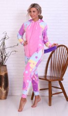 Пижама женская Кигуруми Единорог 1-186 (розовый) от компании Новое Кимоно, г. Иваново