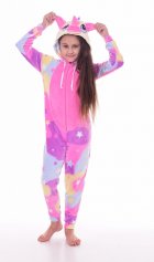Пижама детская Кигуруми Единорог 7-268 (розовый) от компании Новое Кимоно, г. Иваново