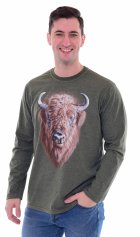 Футболка мужская 9-149б (хаки) от компании Новое Кимоно, г. Иваново