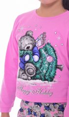 Пижама детская 7-274 (розовый) от компании Новое Кимоно, г. Иваново Пижама детская 7-274 (розовый) от компании Новое Кимоно, г. Иваново