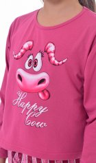 Пижама подростковая 12-086 (розовый) Бык от компании Новое Кимоно, г. Иваново