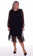 *Платье женское Ф-1-067а (черный) от компании Новое Кимоно, г. Иваново